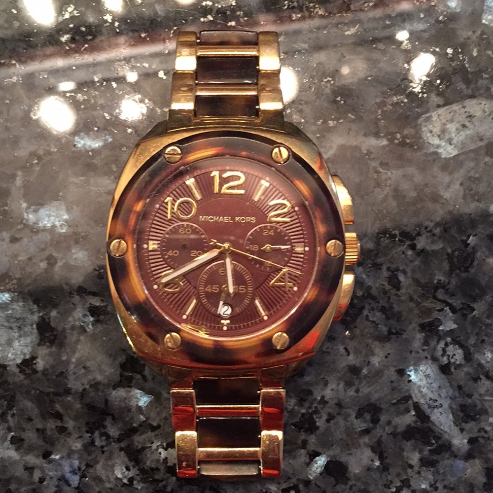 Michael Kors tortoise shell watch!